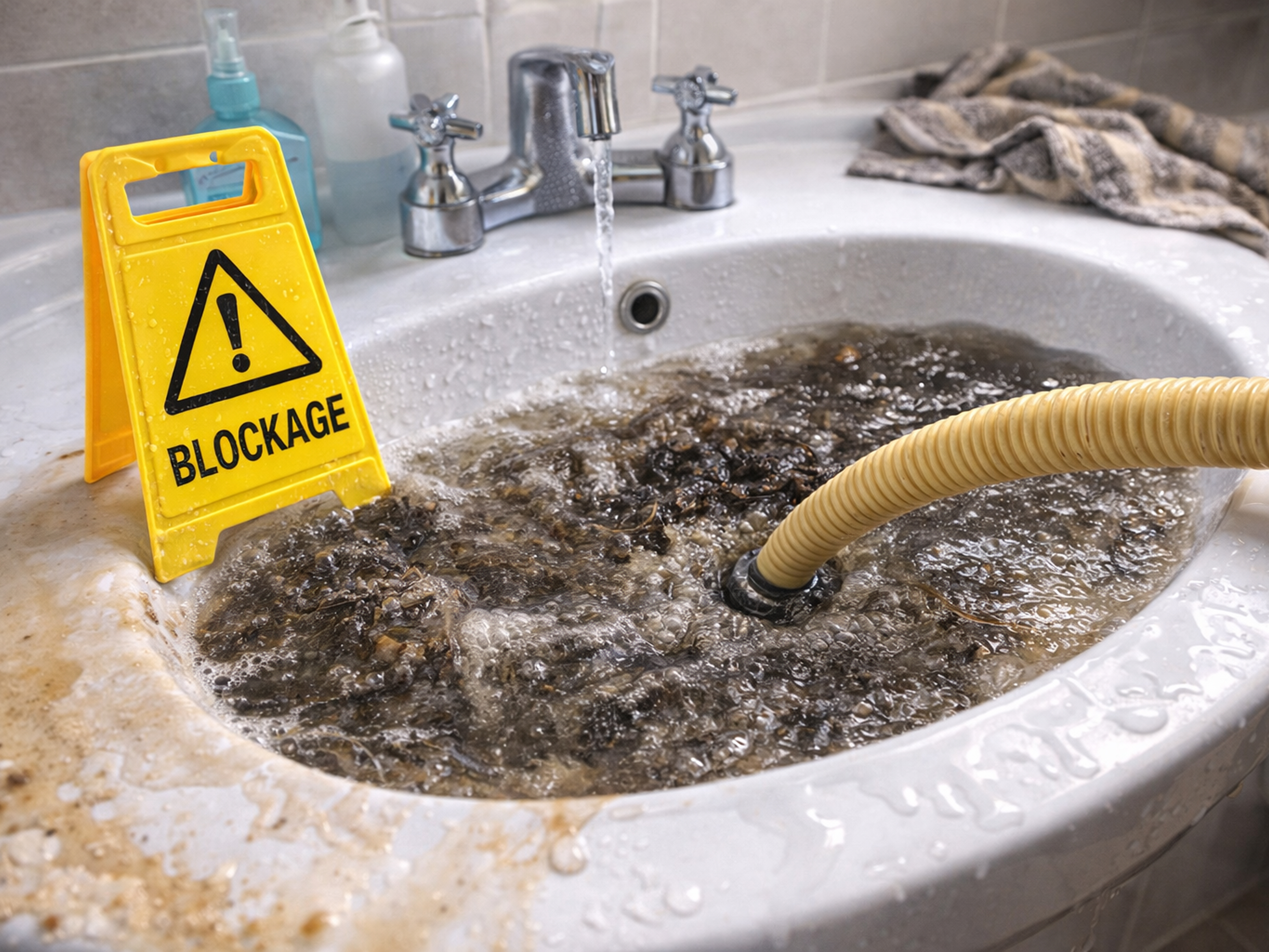 Blocked Sink, Shower or Bath in Glasgow & Paisley – Grey Water Drain Unblocking 24/7