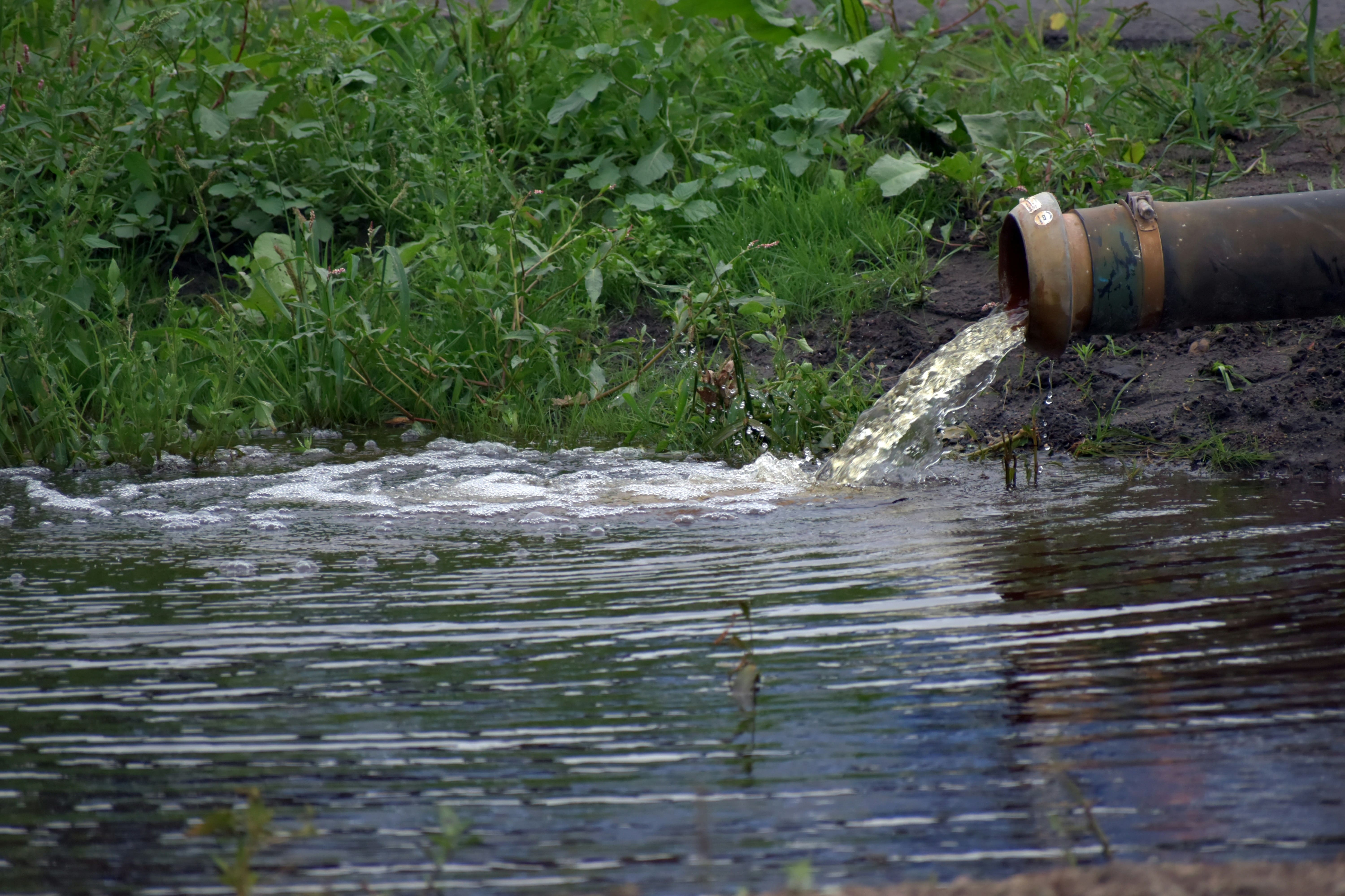 Drain specialist working on a drain